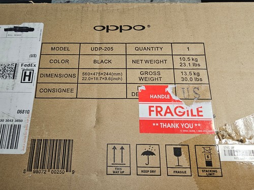 Oppo udp 205 - player,, 4k