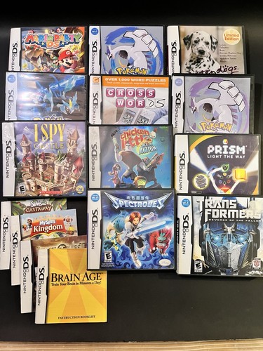 Lot nintendo boxes - of, ds