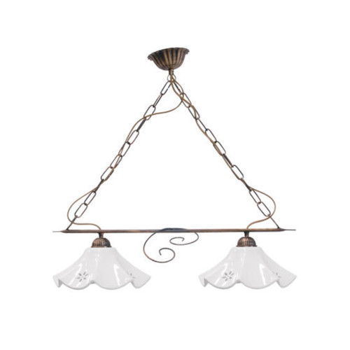 Lampadario luci porcellana - lampadario,