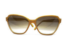 occhiali da sole donna BASILE vintage made in italy anni 90 plastica marroni