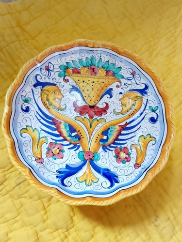 Piatto ceramica deruta - piatto,