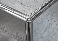 Capsula ACCIAIO angolo tondo