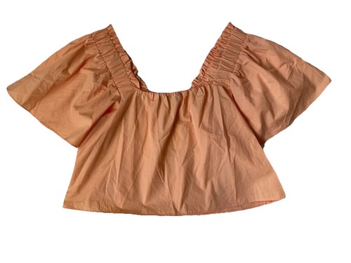 Top zara svolazzante manica - top,