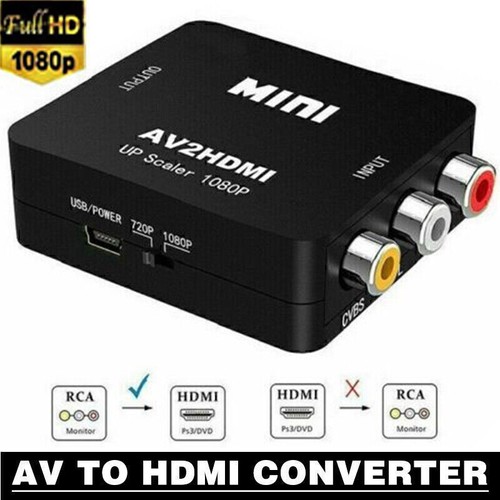 Adattatore convertitore av - convertitore, da
