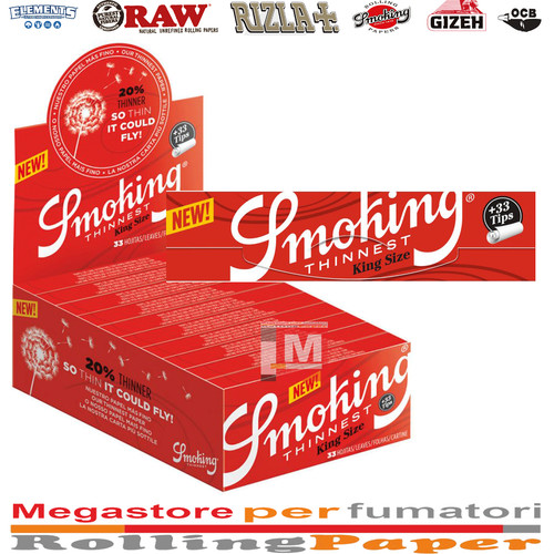 Cartine smoking thinnest - thinnest, ks