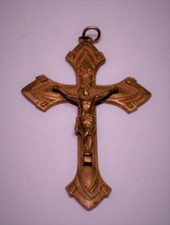 Antico Raro Ottone Croce