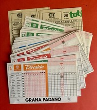 Schedina TOTOCALCIO 1990 1992 1993 - Schedina TOTIP 1992 - Scegli la Tua