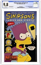 Simpsons Fumetti E Storie 1D.U Groening Variante Unbagged CGC 9.8 1993