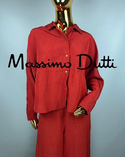 Women massimo dutti suit - dutti, red