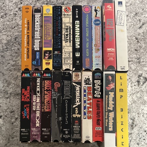 Vhs metallica beatles led - vhs, metallica,