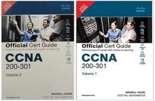 CCNA 200-301 Official Cert Guide Volume 1 + Volume 2 (2 book set) Wendell Odom