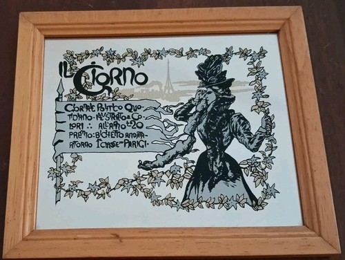 Quadro specchio giornale - quadro,