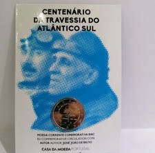 2 Euro Portogallo Coincard  2022 - 100° Prima Trasvolata dell'Atlantico