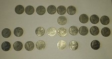 36 monete (25 da 10 lire anni