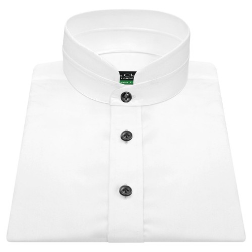 Camicia bianca uomo collo alto