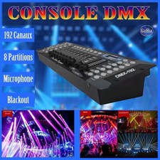 Console Controllore DMX Mixer Illuminazione Luce Da Palco 192 Canali