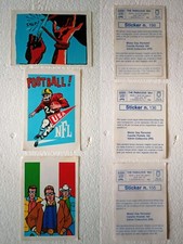 Sticker The Fabulous 80s Ed. Blu 1986 n.198, n.136, n.155 - Adesivi VINTAGE Pz.3