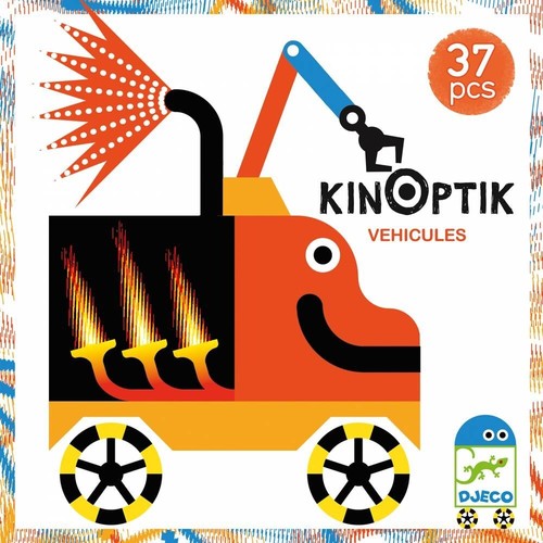Djeco kinoptic veicoli puzzle - veicoli,
