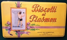 Biscotti al Plasmon scatola in latta originale anni 70 ottima