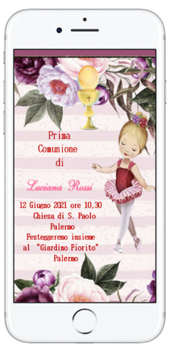 Invito digitale comunione - invito,