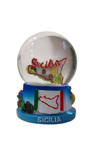 Sfera vetro con neve - vetro,