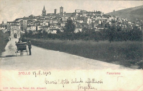 Perugia spello panorama - perugia,