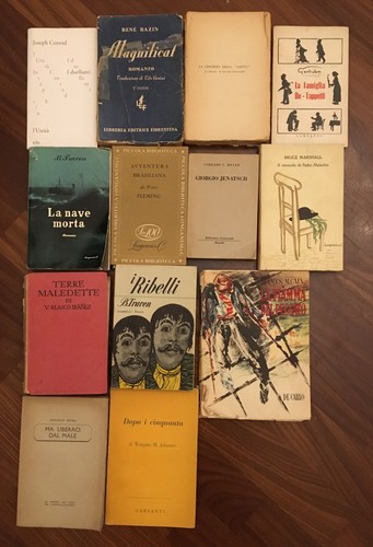 Libri romanzi vari - titoli, a