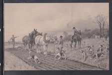 Cartolina Scena di Caccia illustratore ZD974