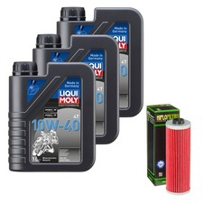 Kit Manutenzione per BMW R 90 S R90/S 1976, LIQUI MOLY 10W-40 3L, Filtro Olio