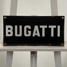 Insegna smaltata Bugatti -