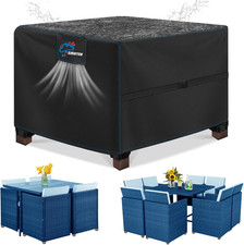 Coperture per Mobili Da Giardino, Tessuto Oxford 420D Resistente, Impermeabile, 