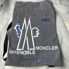 Zaino Moncler Grenoble St. Moritz borsa sci riflettente grande logo