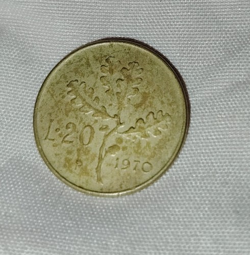Moneta lire mussolini - 20,