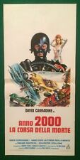 LOCANDINA ANNO 2000 LA CORSA DELLA MORTE STALLONE CARRADINE AUTO CAR OTTIMA