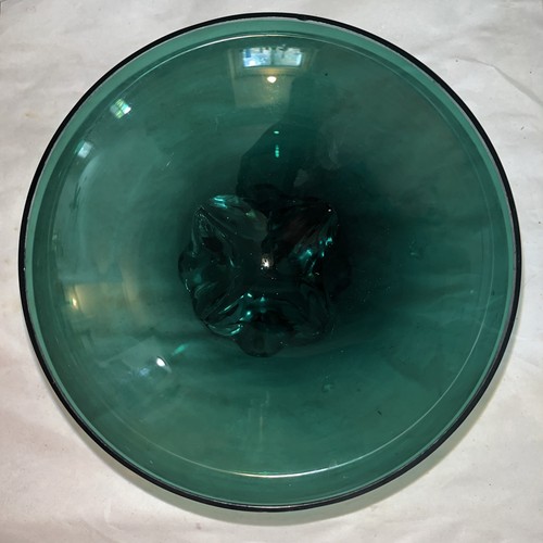 Ciotola vetro artistico verde