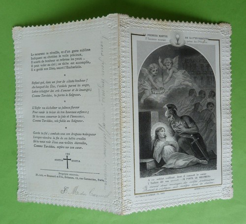 Santino holy card canivet - santino,