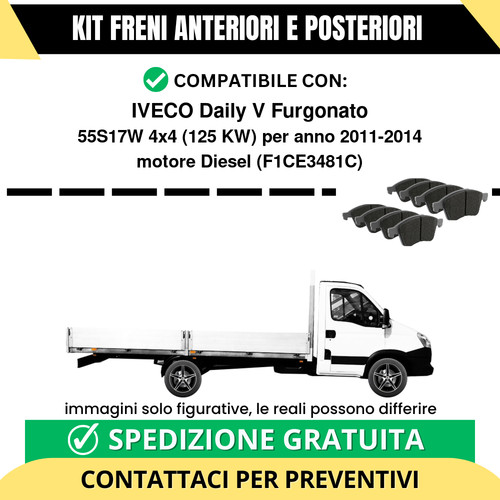Pastiglie freno ant post - freno, +
