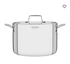 Tramontina Pentola Stock in Acciaio Inox a 3 Strati 24 cm (7,7 L) con Coperchio (18/10)