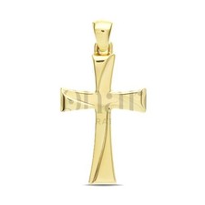 cross pendant yellow gold 9kt