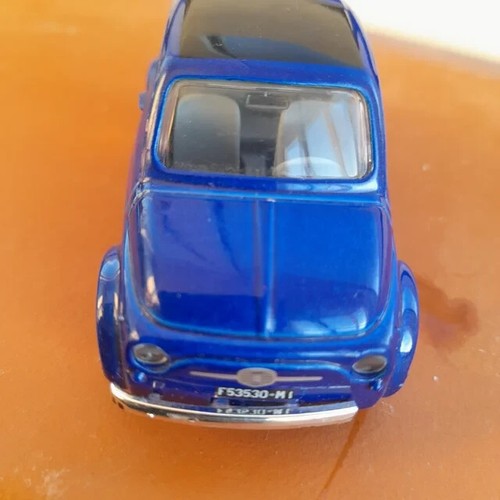Fiat 500 blu - fiat,