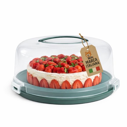 Porta torta con - con, coperchio