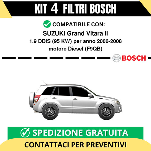Kit bosch filtri - bosch, tagliando