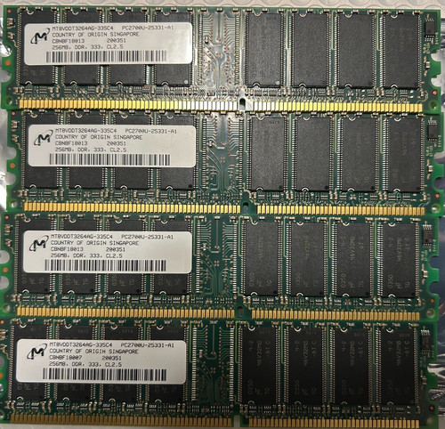 Micron 256 mb - gb, (256x4)