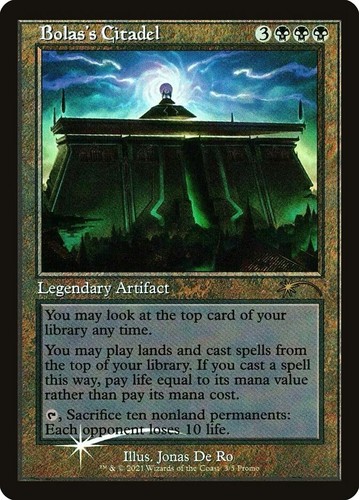 Mtg bolas citadel foil exc - bolas's,