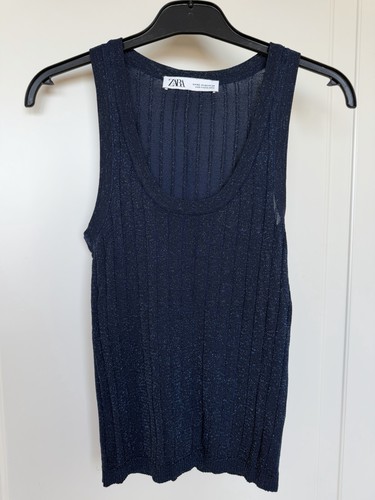 Zara shirt top donna blu - t,