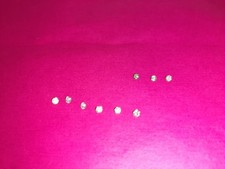 LOTTO SOLO STRASS PIETRE PER ORECCHINI ANELLI BARBIE SUPERSTAR VINTAGE X RICAMBI