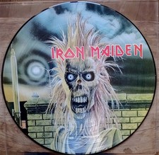 IRON MAIDEN PICTURE DISC VINYL LP EMI Originale