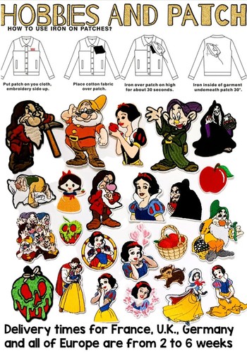 Patch biancaneve sette nani - sette,