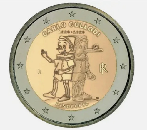 Moneta italia euro - 2€,