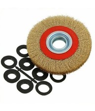 Spazzola Diametro 150 Mm Disco Fili In Acciaio Per Mola Smerigliatrice Da Banco